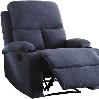 32" Gray Linen Recliner HomeRoots