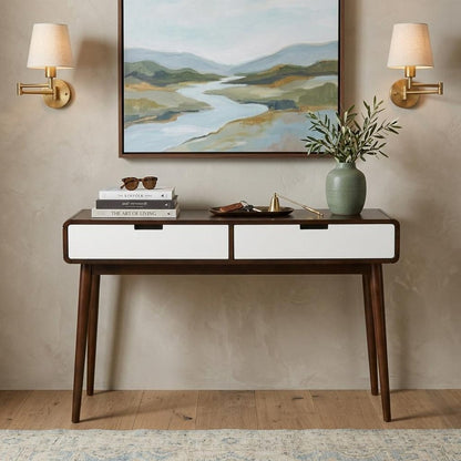47" Wood Console Table HomeRoots