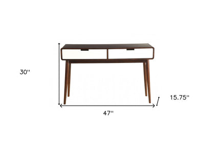 47" Wood Console Table HomeRoots