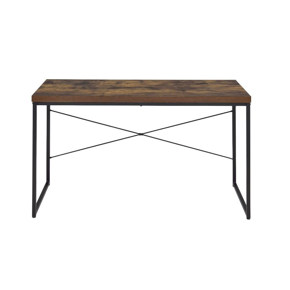 47" Brown and Black Computer Desk HomeRoots