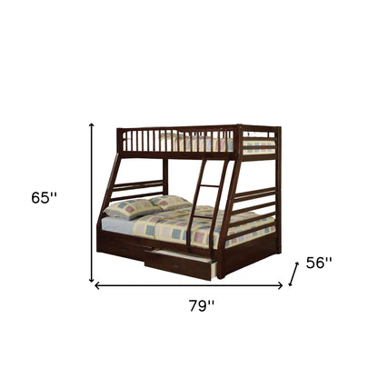 Espresso Full Transitional Bunk Bed