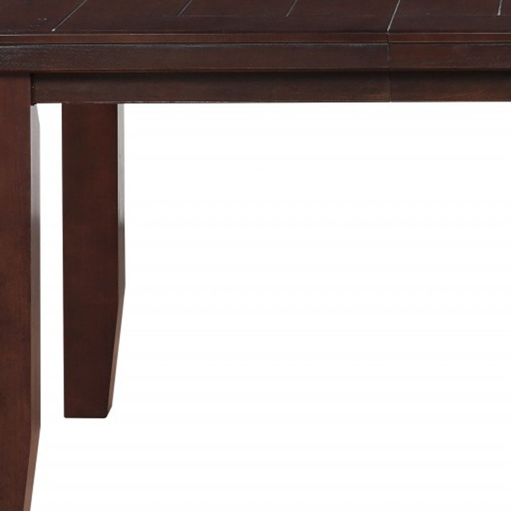 48" Dark Brown Dining Table HomeRoots