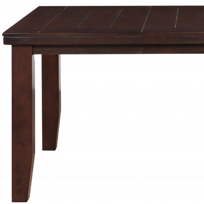 48" Dark Brown Dining Table HomeRoots