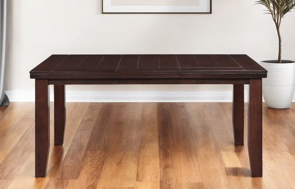 48" Dark Brown Dining Table HomeRoots