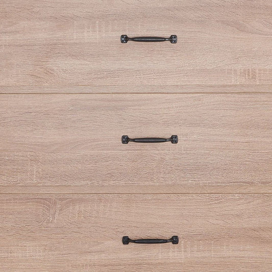 31" Oak Wood Five Drawer Dresser HomeRoots