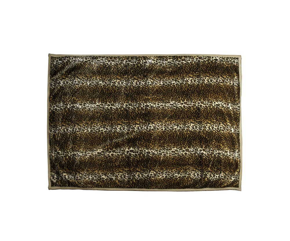 70" X 50" Ivory Faux Fur Plush Throw Blanket HomeRoots
