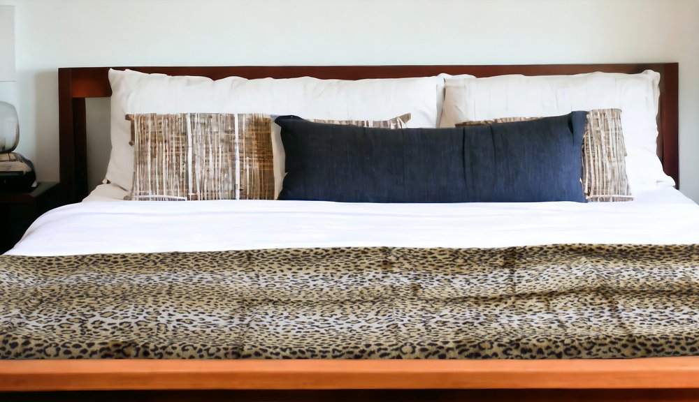 70" X 50" Ivory Faux Fur Plush Throw Blanket HomeRoots