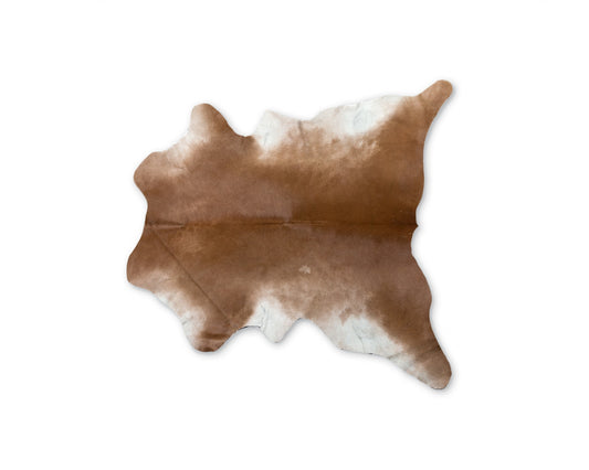 2' X 3' Tan Print Cowhide Area Rug - Image 2