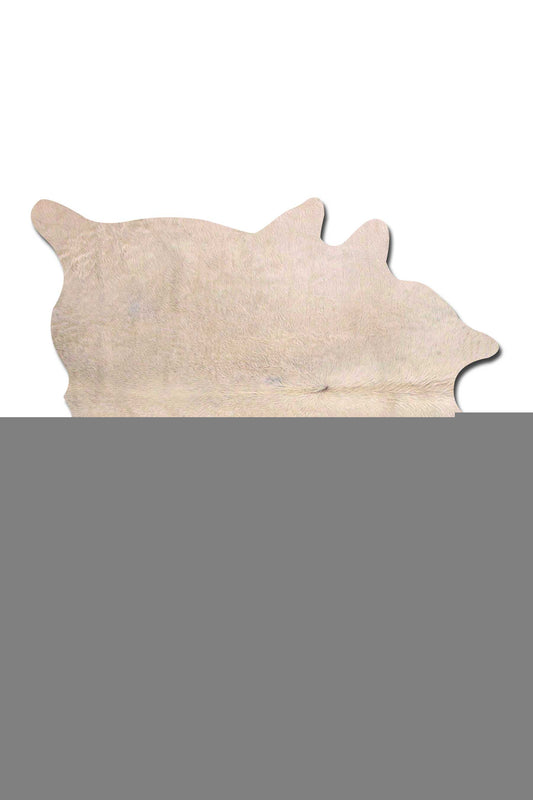 6' X 7' Off White Cowhide Cowhide Print Handmade Area Rug - Image 2