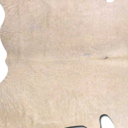 6' X 7' Off White Cowhide Cowhide Print Handmade Area Rug - Image 5