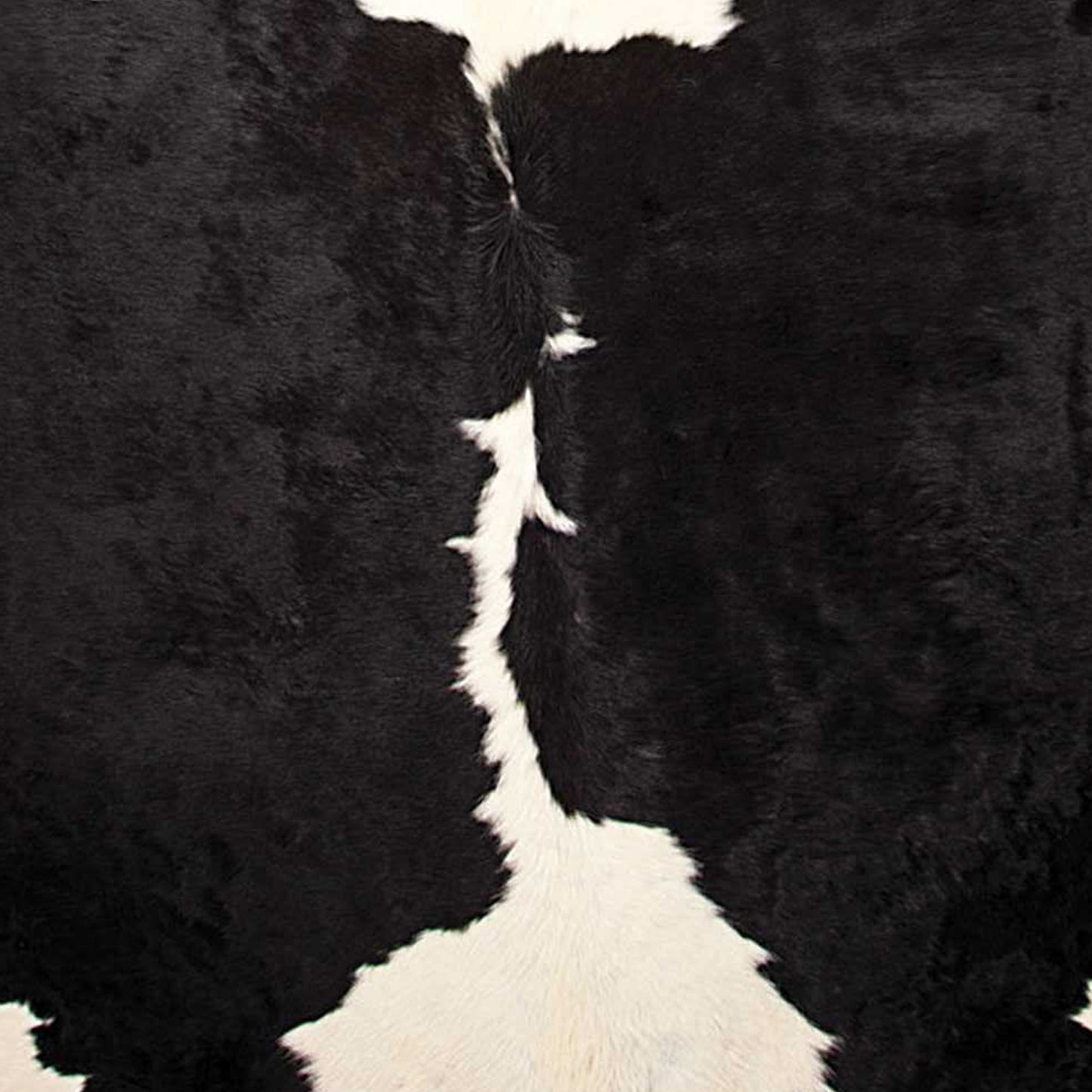 6' X 7' Black And White Cowhide Animal Print Area Rug - Image 5