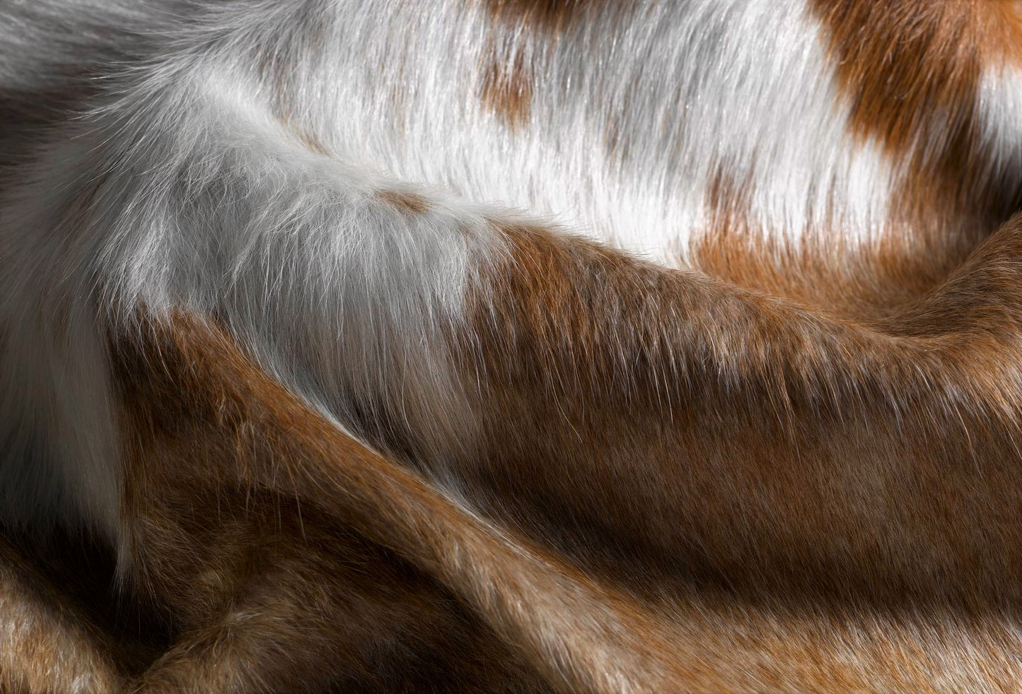 6' X 7' Brown And White Cowhide Handmade Area Rug - Image 3