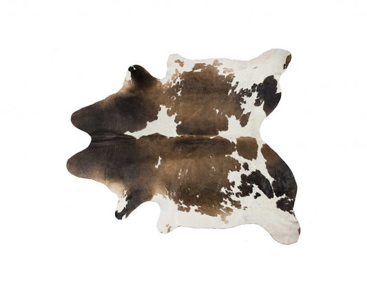 72" X 84" Taupe And White Cowhide - Rug - Image 2