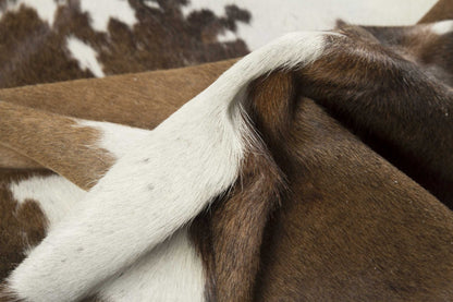 Black And White Cowhide Animal Print Area Rug