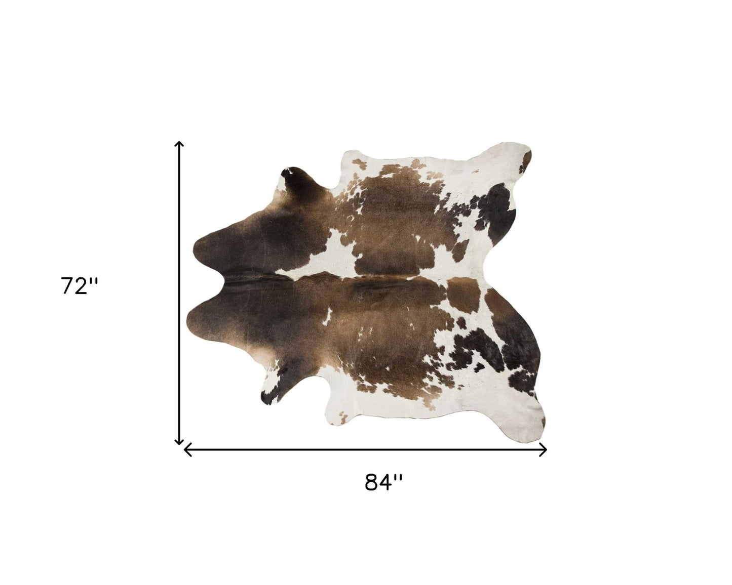 72" X 84" Taupe And White Cowhide - Rug - Image 5