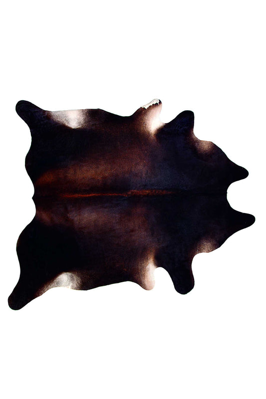 6' X 7' Black And White Cowhide Cowhide Print Area Rug - Image 2
