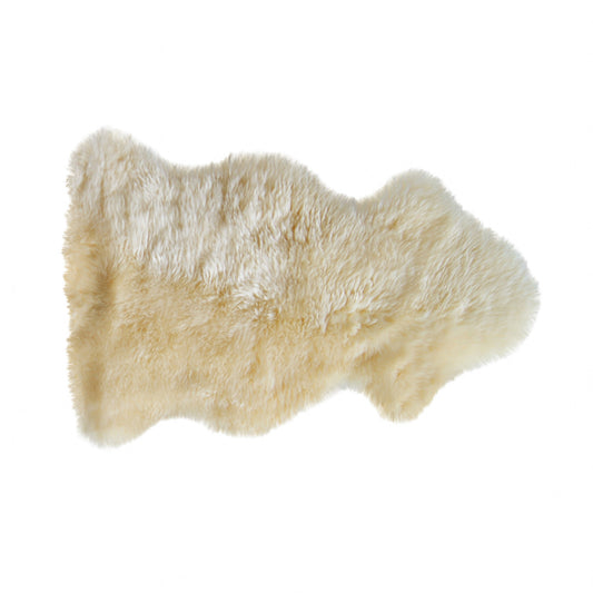 2' X 3' Gold Sheepskin Non Skid Area Rug - Image 2