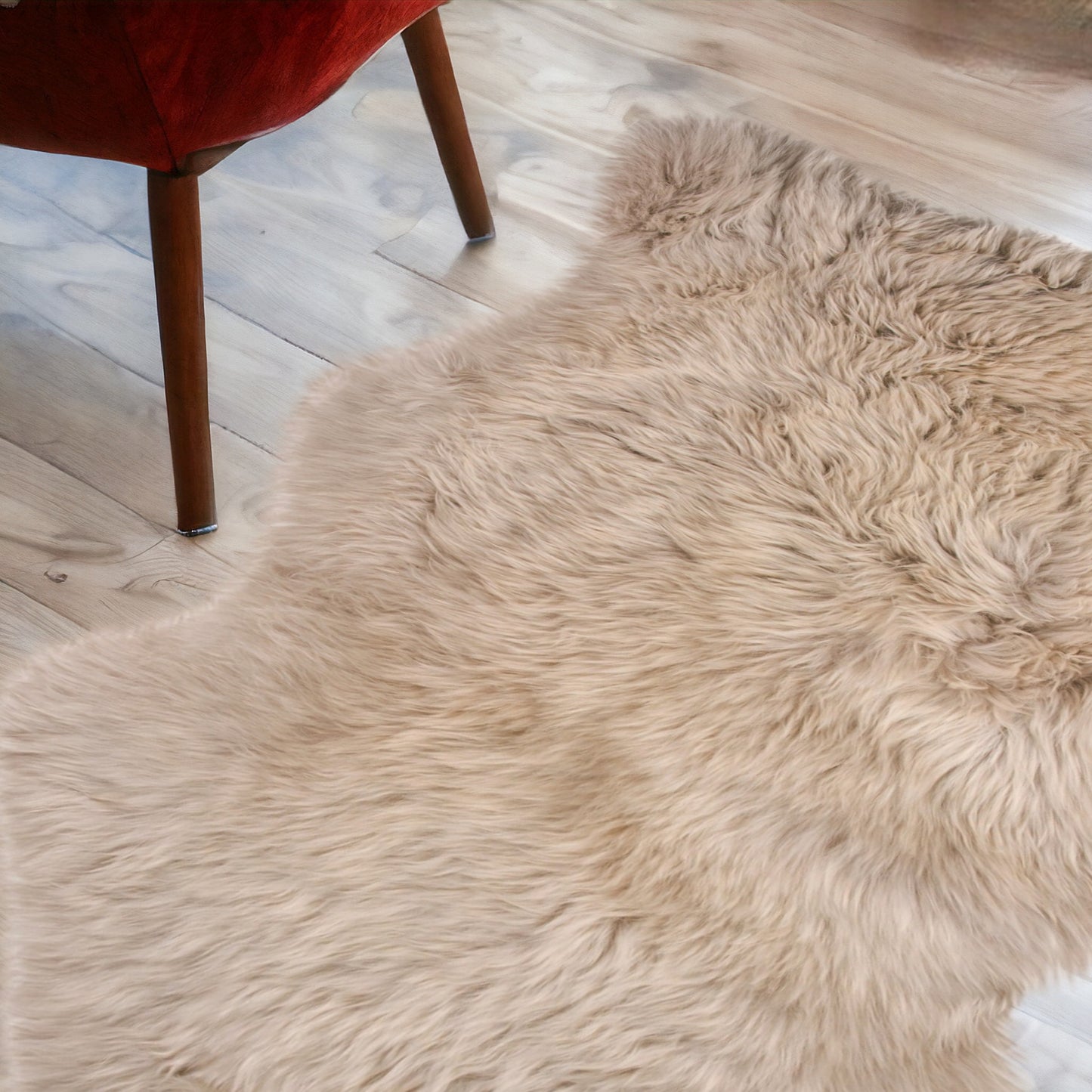 Taupe Animal Print Area Rug - 24.0" (H) x 36.0" (W) x 2.0" (D)