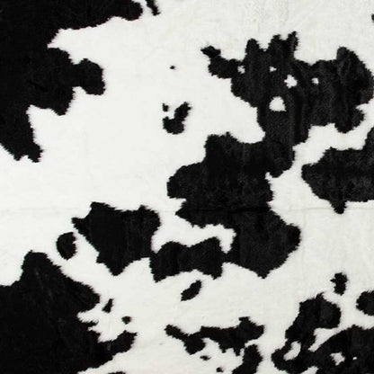 63" X 90" Sugarland Black And White Faux Hide - Area Rug