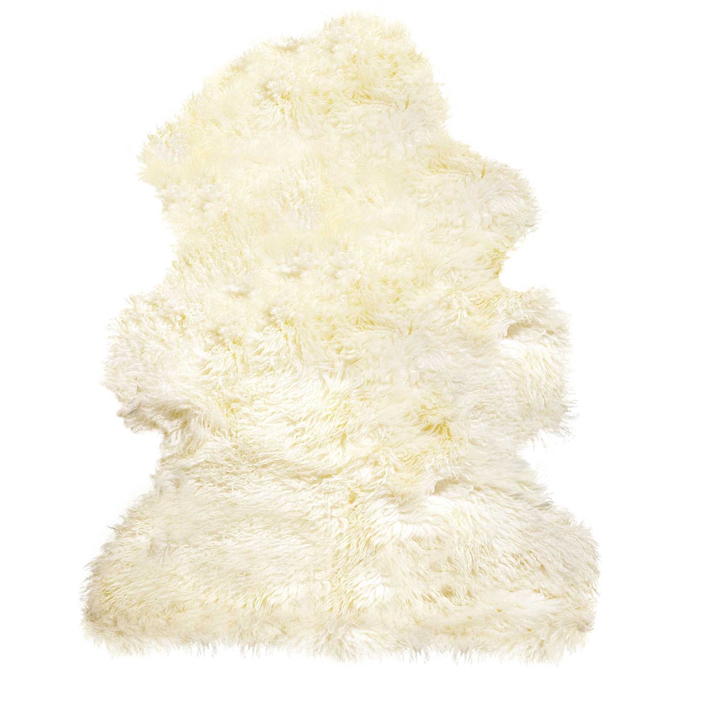 2' X 3' Natural New Zealand Sheepskin Wool Area Rug - 63.0" (L) x 84.0" (W) x 0.25" (H) FurniFindUSA