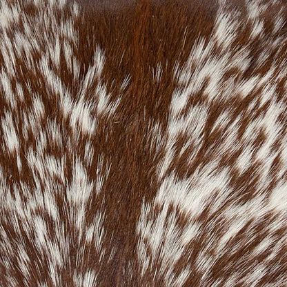 18" Brown and White Cowhide Throw Pillow HomeRoots