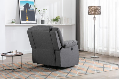 Classic Electric Recliner with Soft Cushion and Back, Small Sofa with Comfortable Armchair - FurniFindUSA