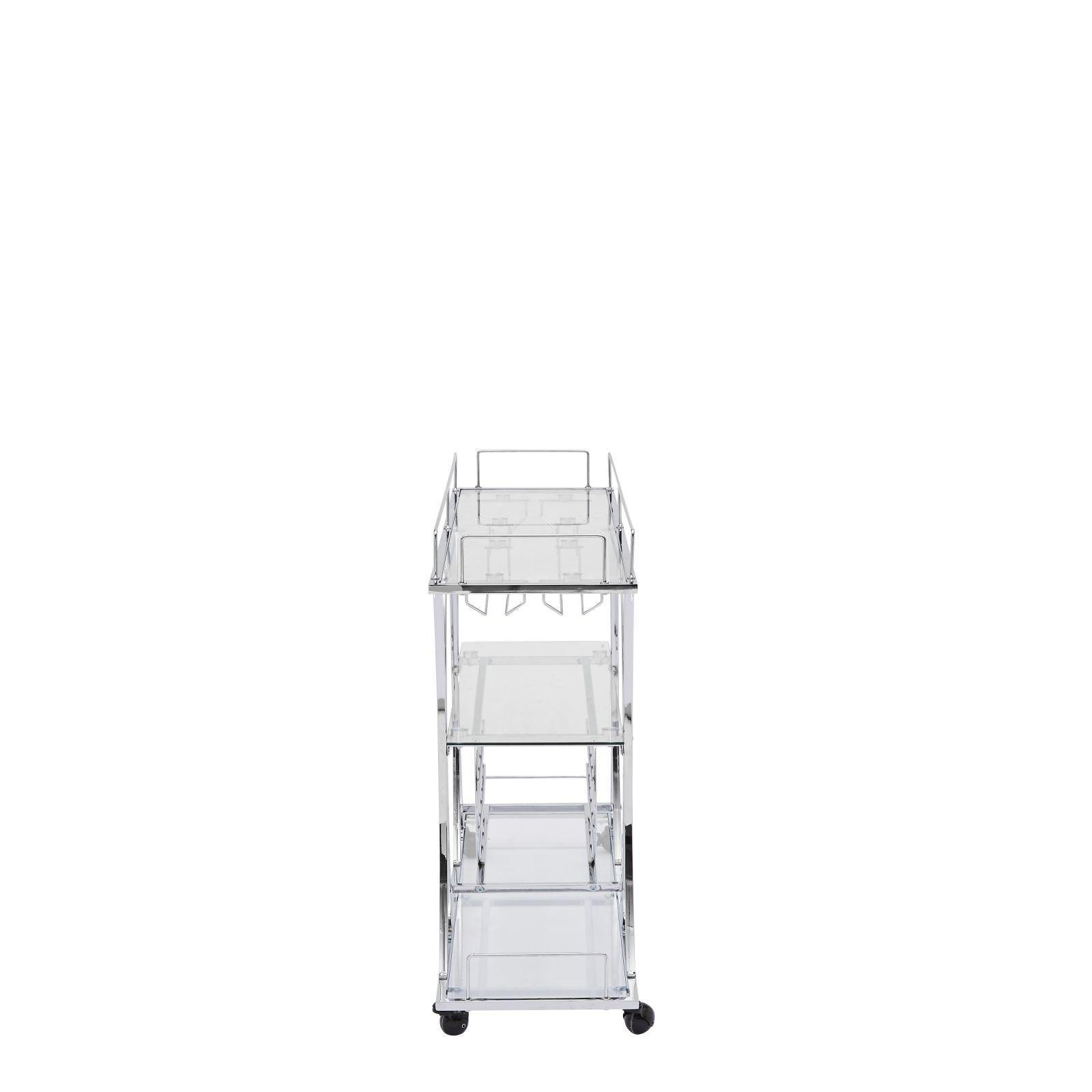 Kitchen & Dining Room Cart 3-Drawer Removable Storage Rack Trolley Cart with Rolling Wheels - FurniFindUSA