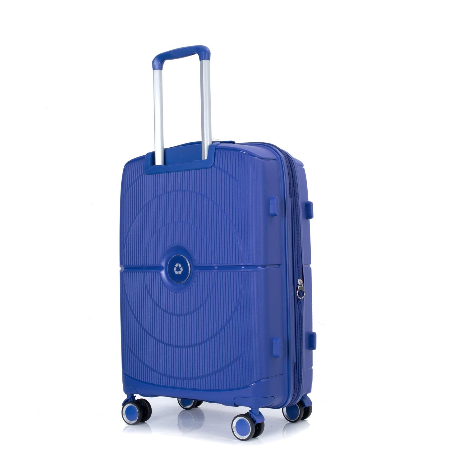 Expandable Hardshell Suitcase Double Spinner Wheels PP Luggage Sets Lightweight Durable ,3-Piece Set (20/24/28) ,Navy - FurniFindUSA