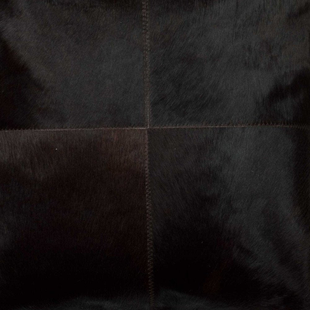 18" Brown Cowhide Throw Pillow — view 3