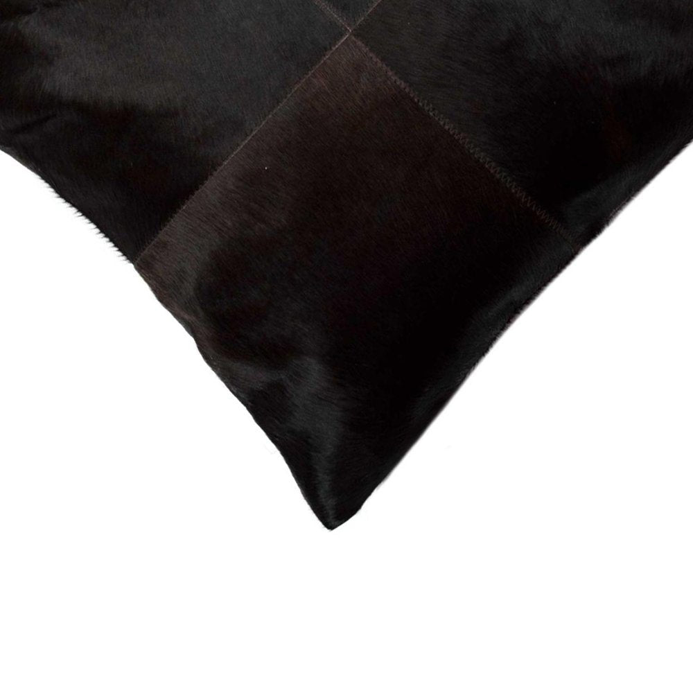 18" Brown Cowhide Throw Pillow — view 2