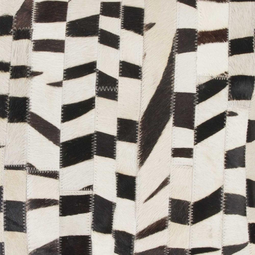 18" X 18" Zebra Cowhide Pillow HomeRoots