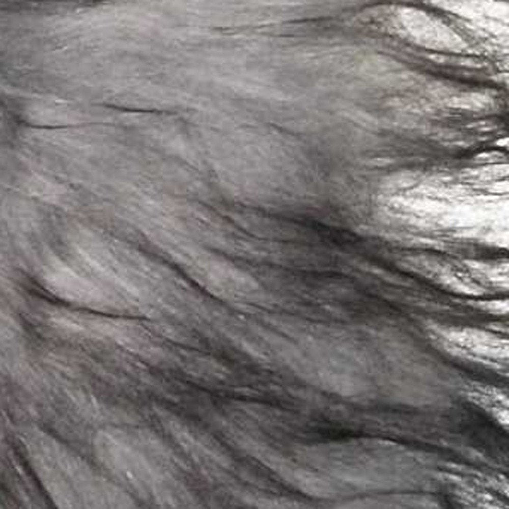 15" X 15" Silver Sheepskin Solid Color Dining Chair Pad HomeRoots