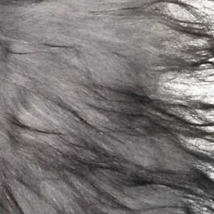 15" X 15" Silver Sheepskin Solid Color Dining Chair Pad HomeRoots