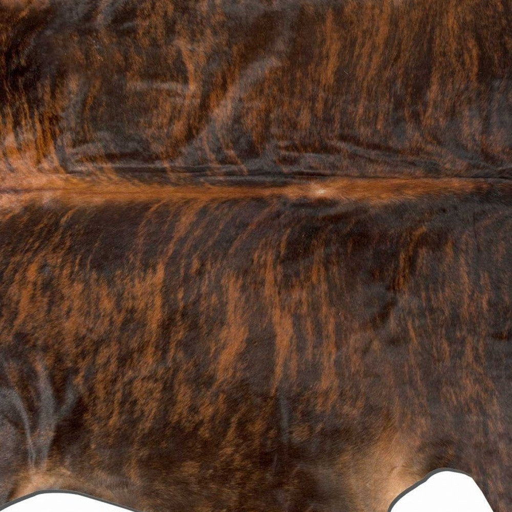 72" X 84" Classic And Brindle Cowhide - Rug