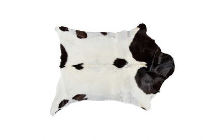 2' X 3' Natural Black And White Calfskin Area Rug - 63.0" (L) x 84.0" (W) x 0.25" (H) FurniFindUSA