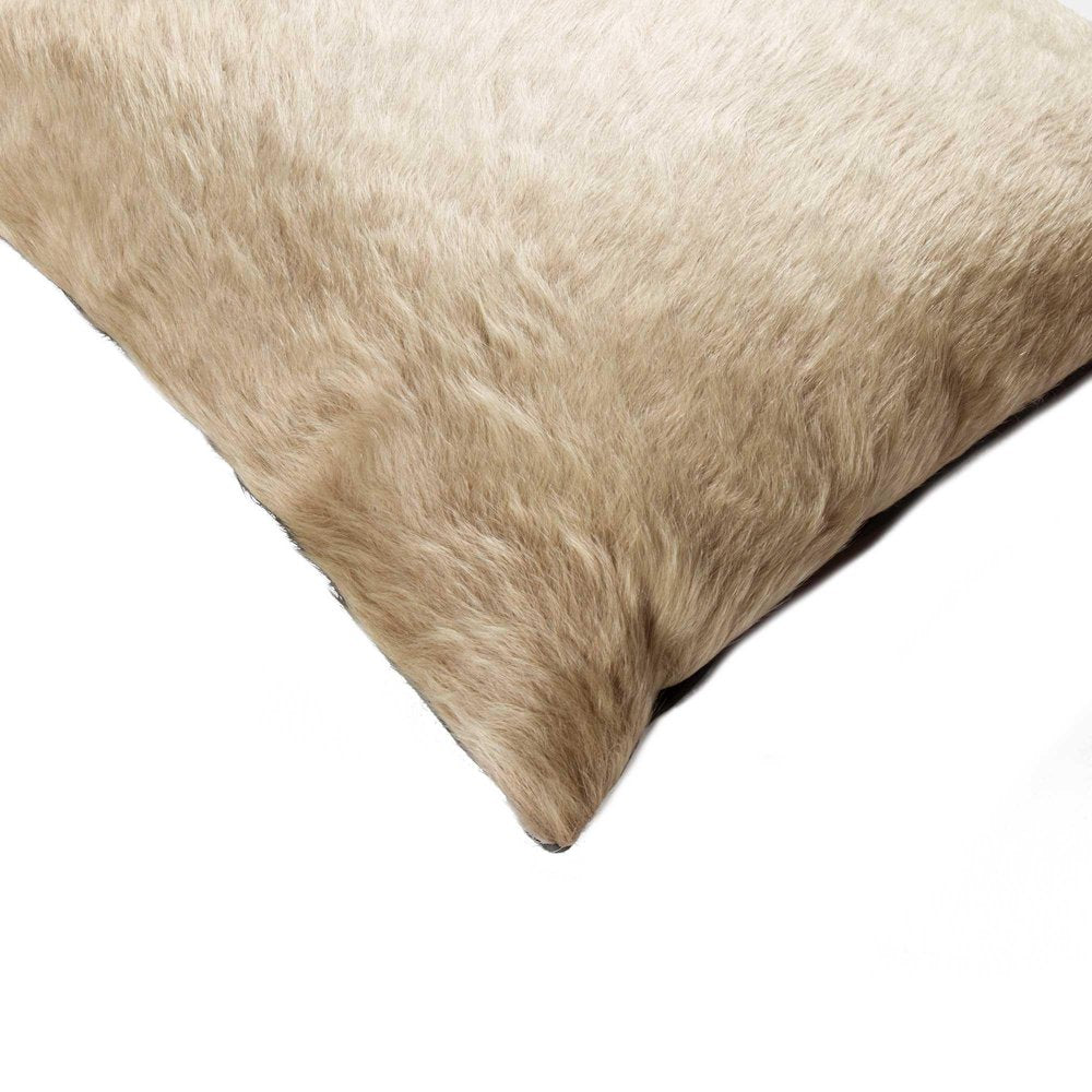 Set of Two 12" X 20" Natural Cowhide Throw Pillow HomeRoots