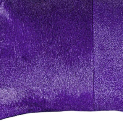 12 X 20 Purple Cowhide Throw Pillow HomeRoots