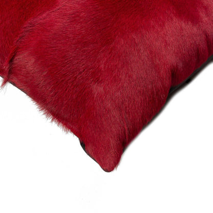18" X 18" X 5" Wine Cowhide  Pillow 2 Pack HomeRoots