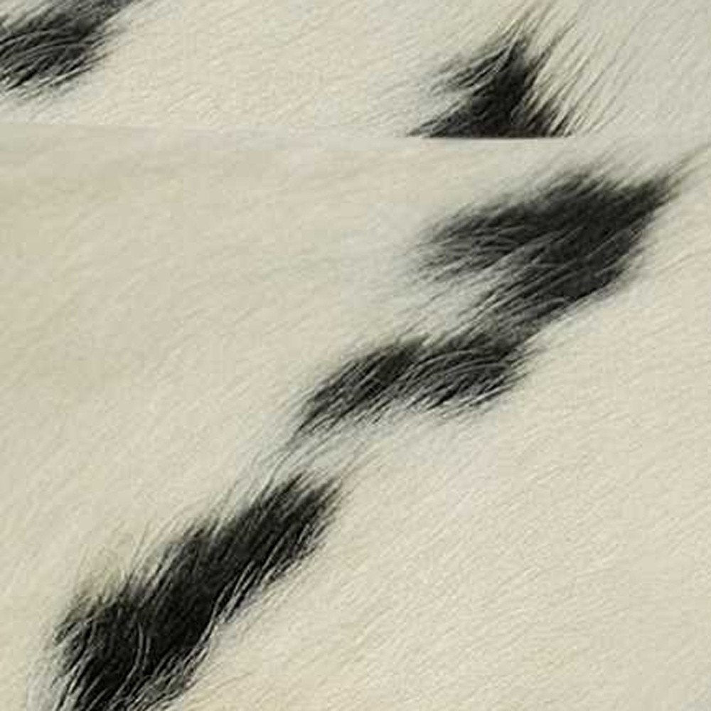 18 X 18 Black And White Cowhide Throw Pillow HomeRoots