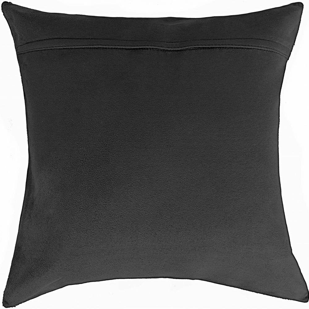 16"X16" Salt And Pepper Black And White Cowhide  Pillow 2 Pack HomeRoots