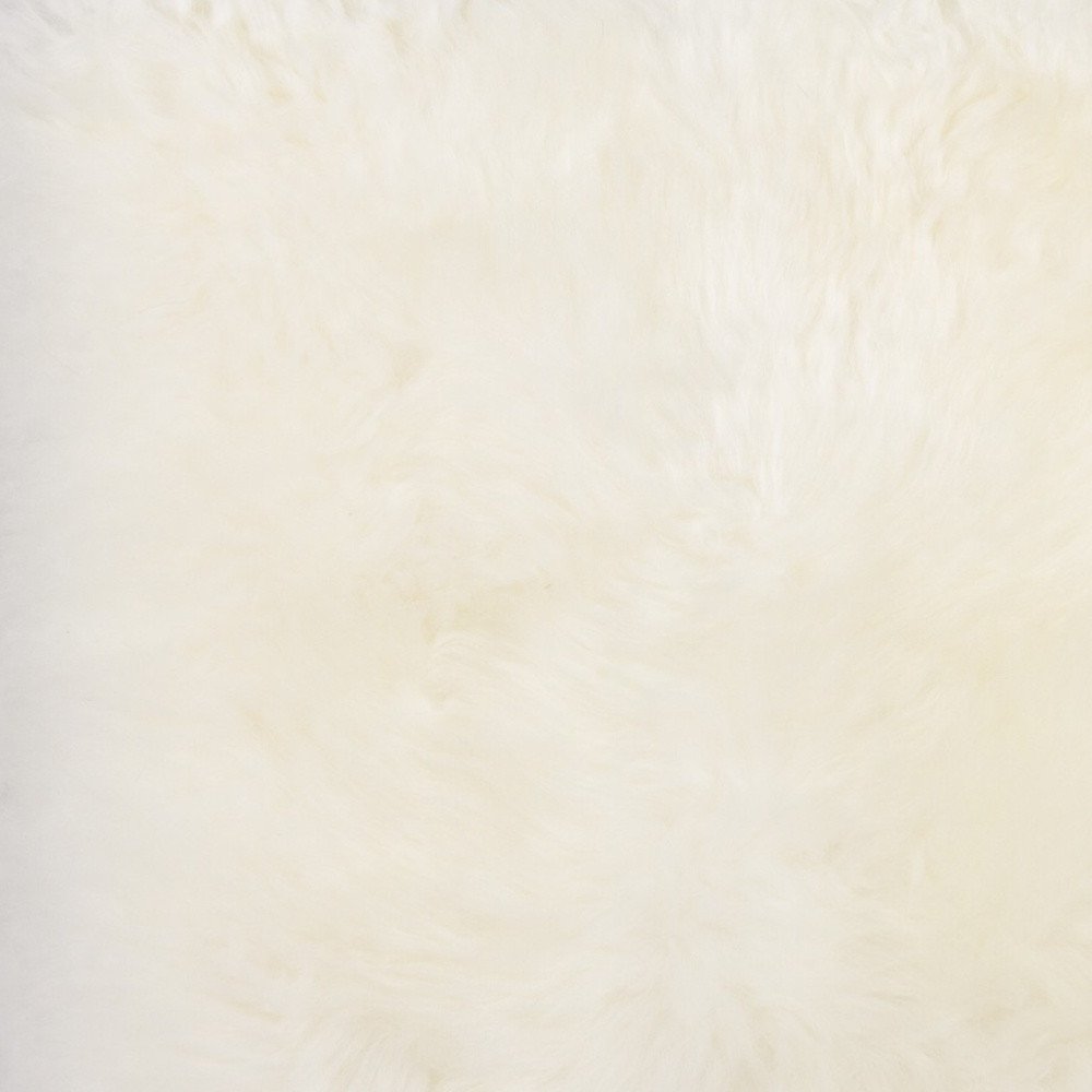 17" X 17" White Synthetic Solid Color Pad HomeRoots