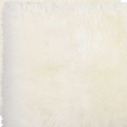 17" X 17" Off White Synthetic Solid Color Pad HomeRoots