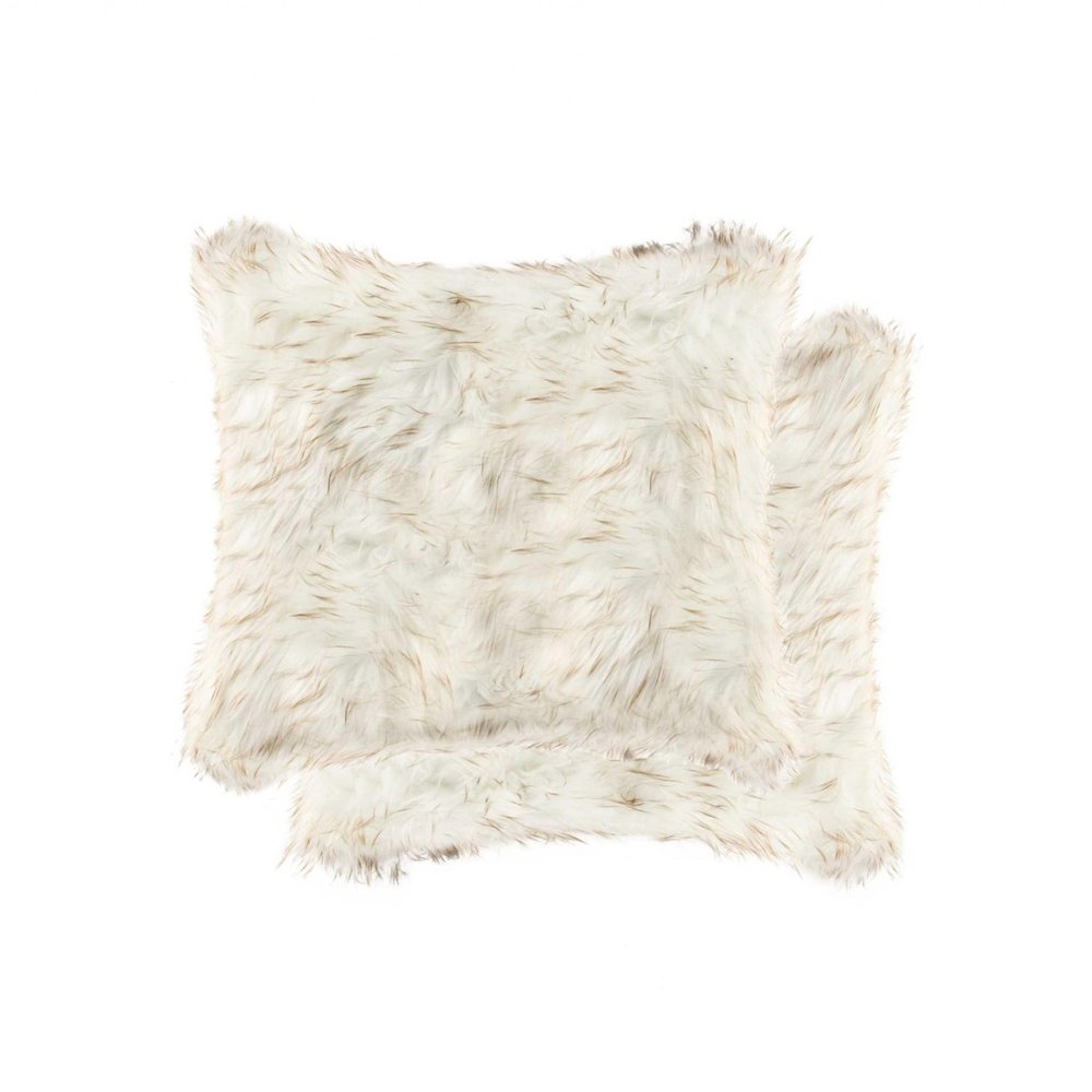 18" X 18" X 5" Gradient Tan Faux  Pillow 2 Pack — view 1
