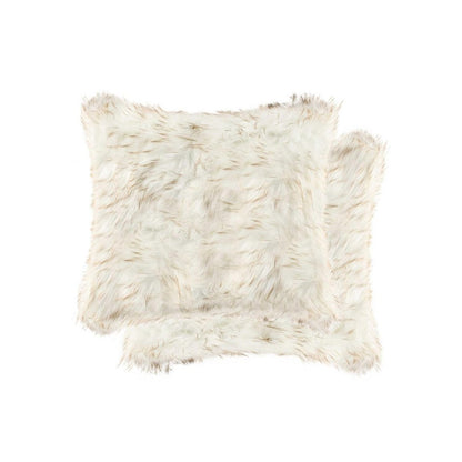 18" X 18" X 5" Gradient Tan Faux  Pillow 2 Pack HomeRoots