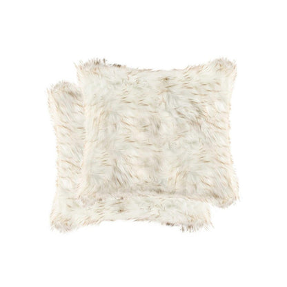 18" X 18" X 5" Gradient Tan Faux  Pillow 2 Pack HomeRoots