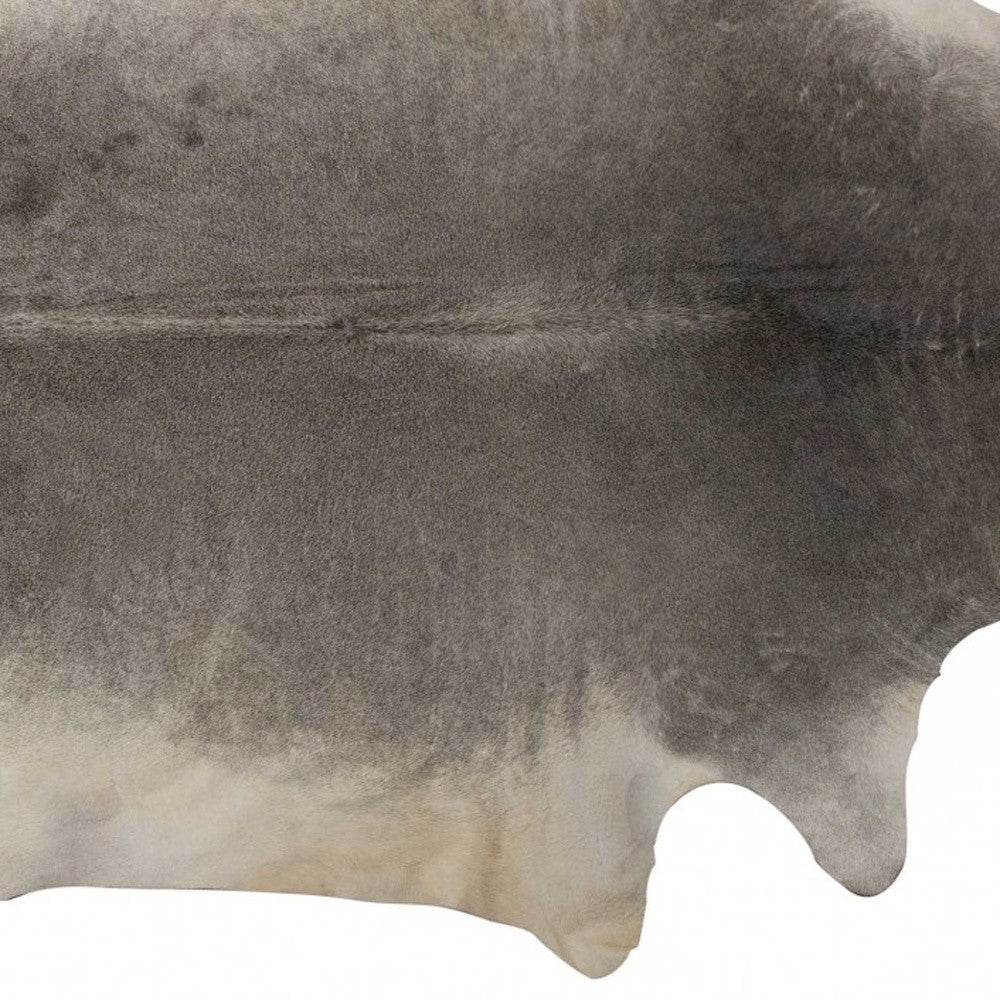 60" X 84" Gray Cowhide - Area Rug