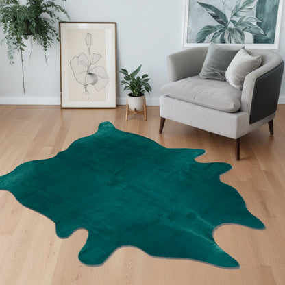 60" X 84" Gray Cowhide - Area Rug