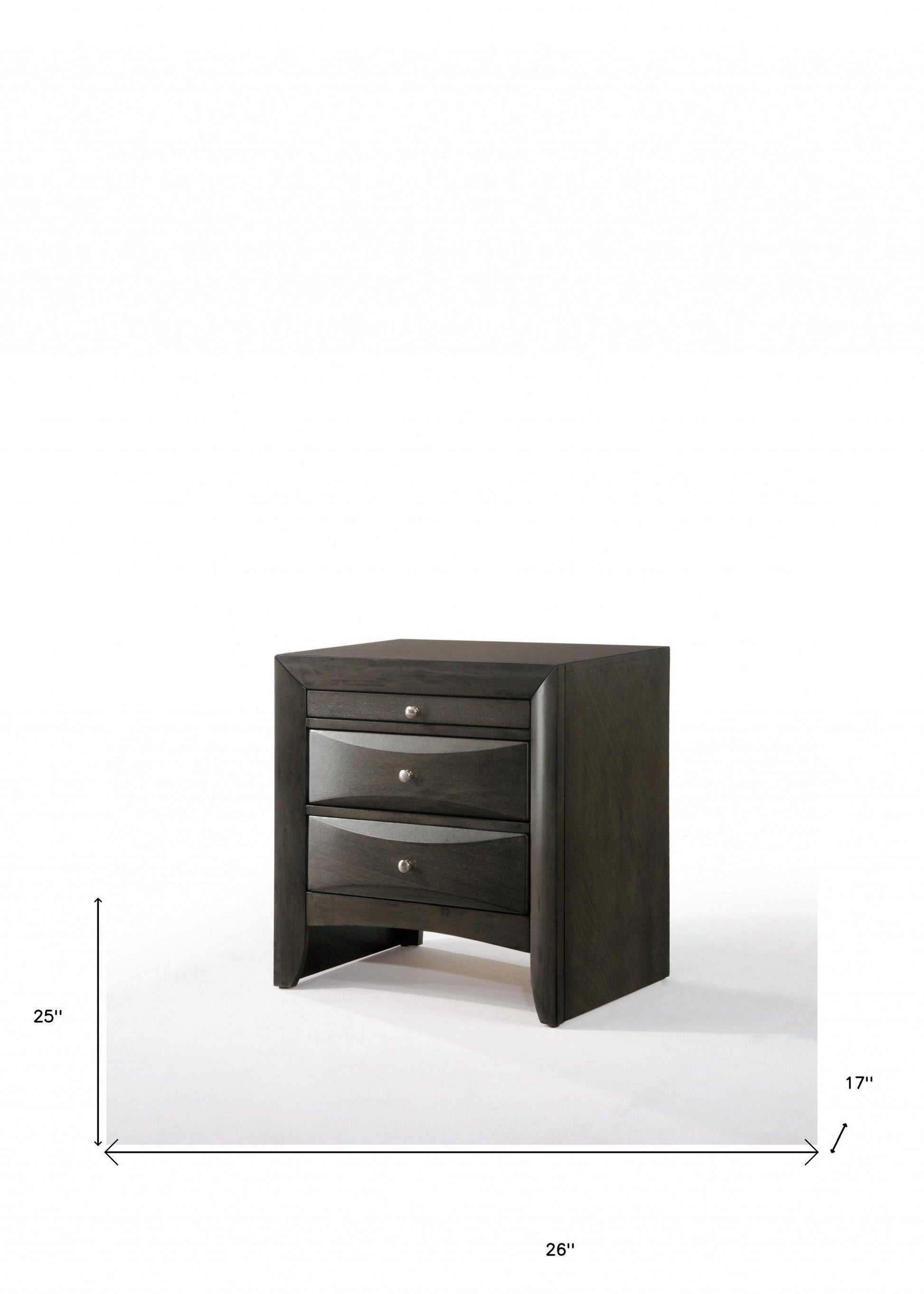 26" Rectangular Two Drawers With Solid Wood Top - FurniFindUSA