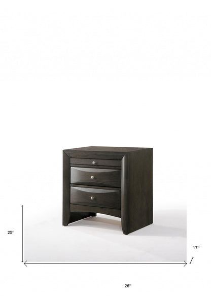 26" Rectangular Two Drawers With Solid Wood Top - FurniFindUSA