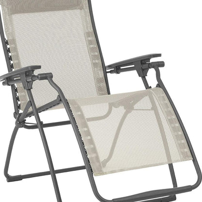 28" Green Steel Outdoor Zero Gravity Chair with Green Cushion HomeRoots